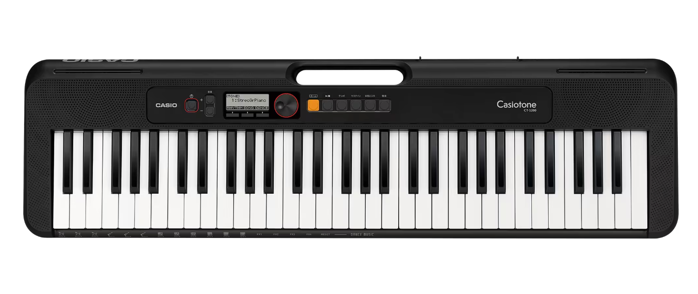 レンタル] CASIO(カシオ) Casiotone CT-S200 電子キーボード ブラック