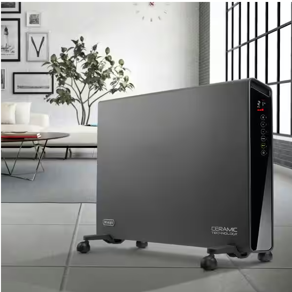 レンタル] デロンギ コンベクターヒーター HXJ60L12 グレー (暖房目安