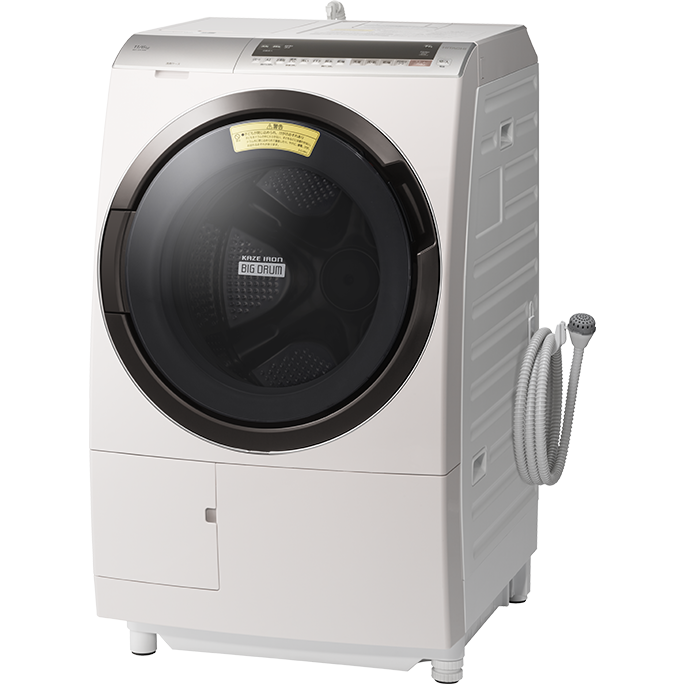 レンタル] 日立【左開き】洗濯11kg/乾燥6kg ドラム式洗濯乾燥機 ビッグ
