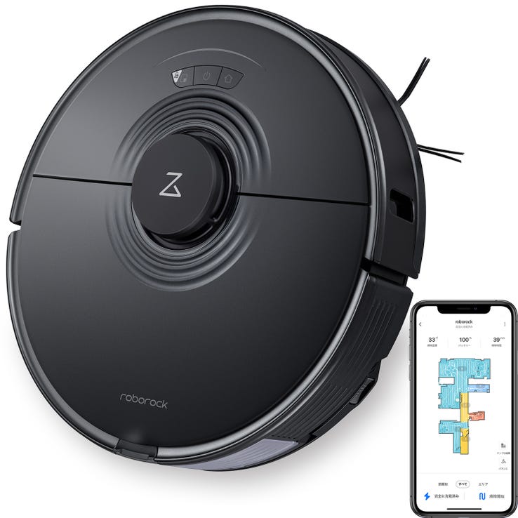 レンタル] ロボロック S7 ロボット掃除機 ブラック - Rentio[レンティオ]