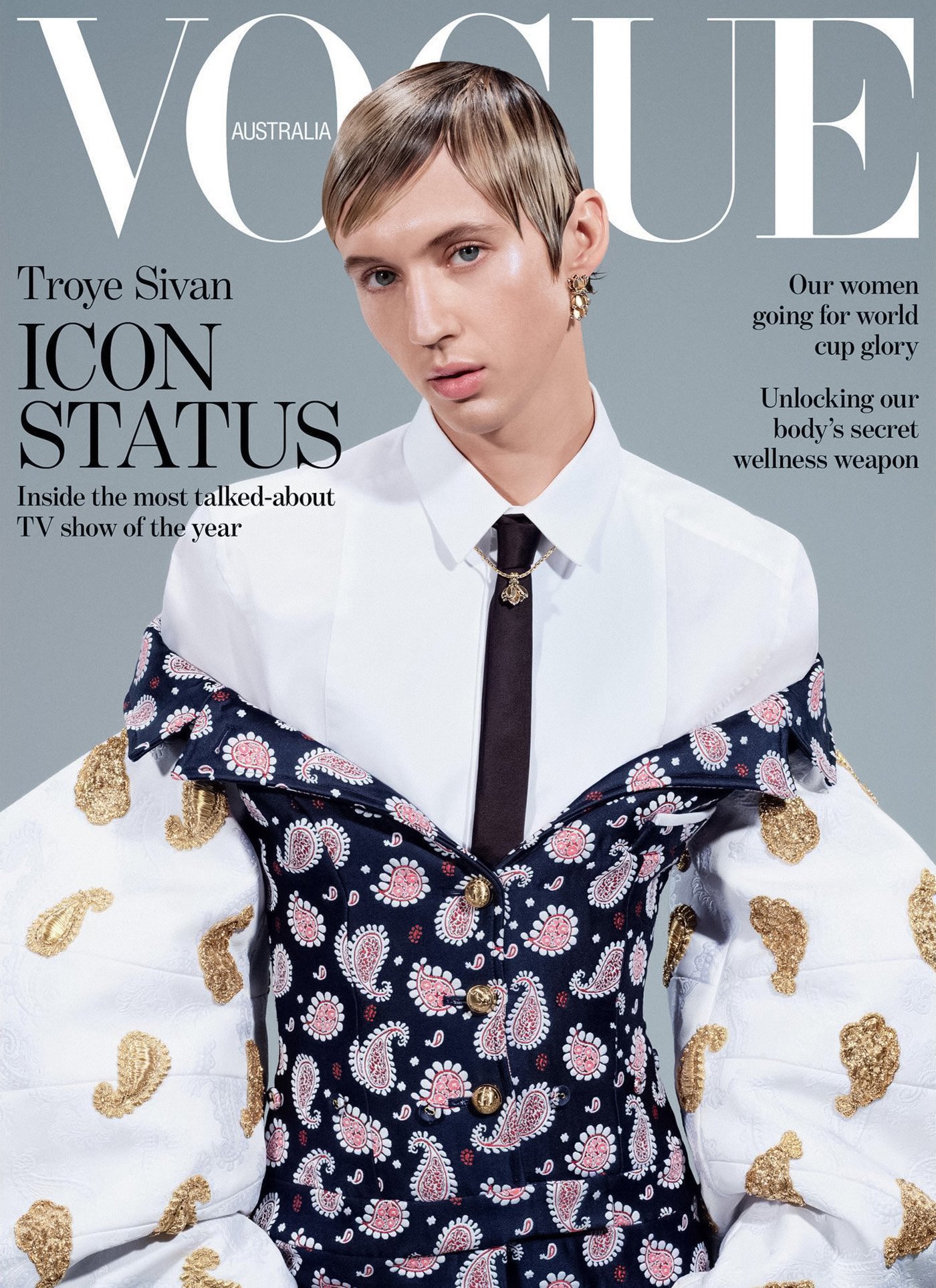 Lily-Rose Depp and Troye Sivan cover Vogue Australia July 2023 by