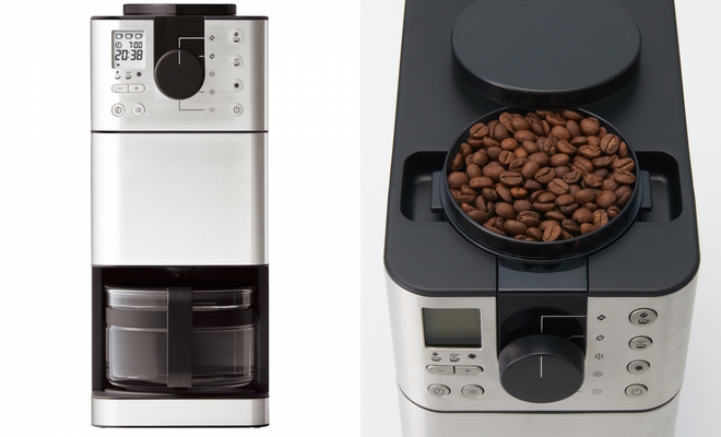 無印良品「豆から挽けるコーヒーメーカー」発売。プロのハンドドリップ