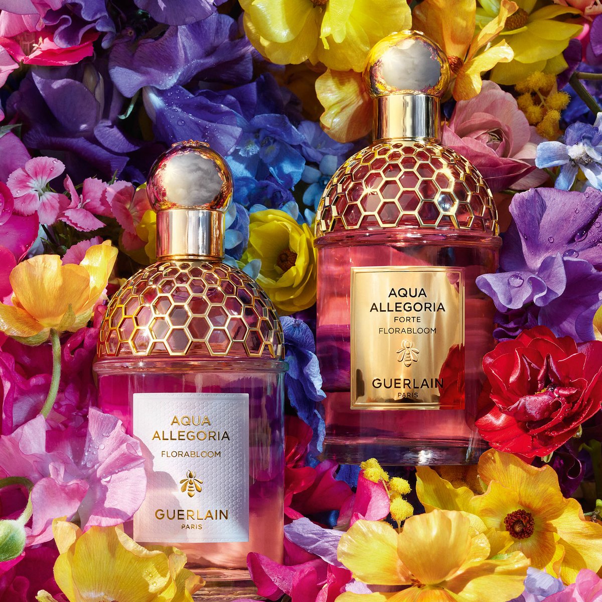 ゲランのアクア アレゴリアから新作香水「フローラブルーム」が登場