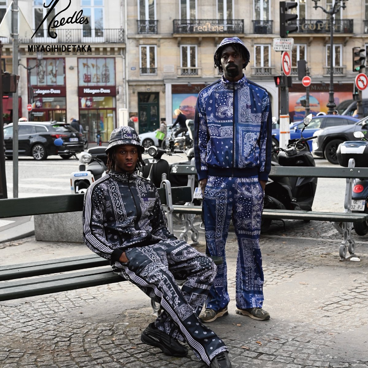 ミヤギヒデタカ × ニードルズ第3弾、ヴィンテージのバンダナを用いた