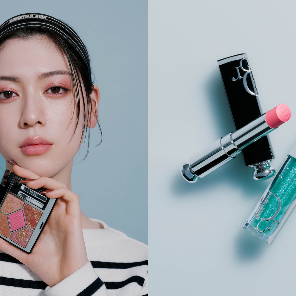 三吉彩花がまとう「ディオール」2025年夏新色メイク 旬の輝きを