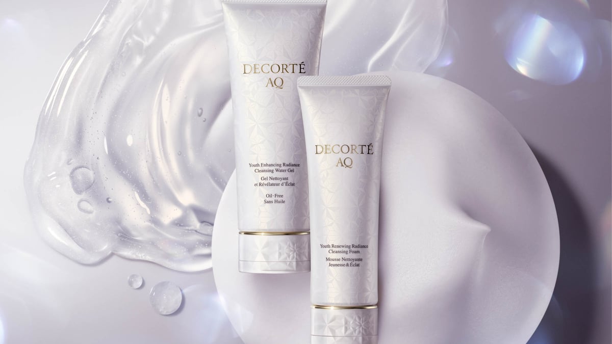 コスメデコルテ「AQ」からジェルクレンジングと新処方のクリーム洗顔料