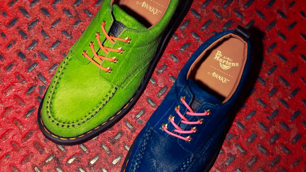 ドクターマーチン × Awake NY、「ザ・ローウェル・シューズ」をベース