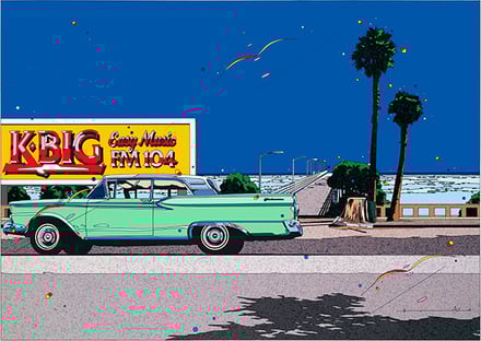 イラストレーター 鈴木英人の作品約100点を展示販売、「鈴木英人の世界