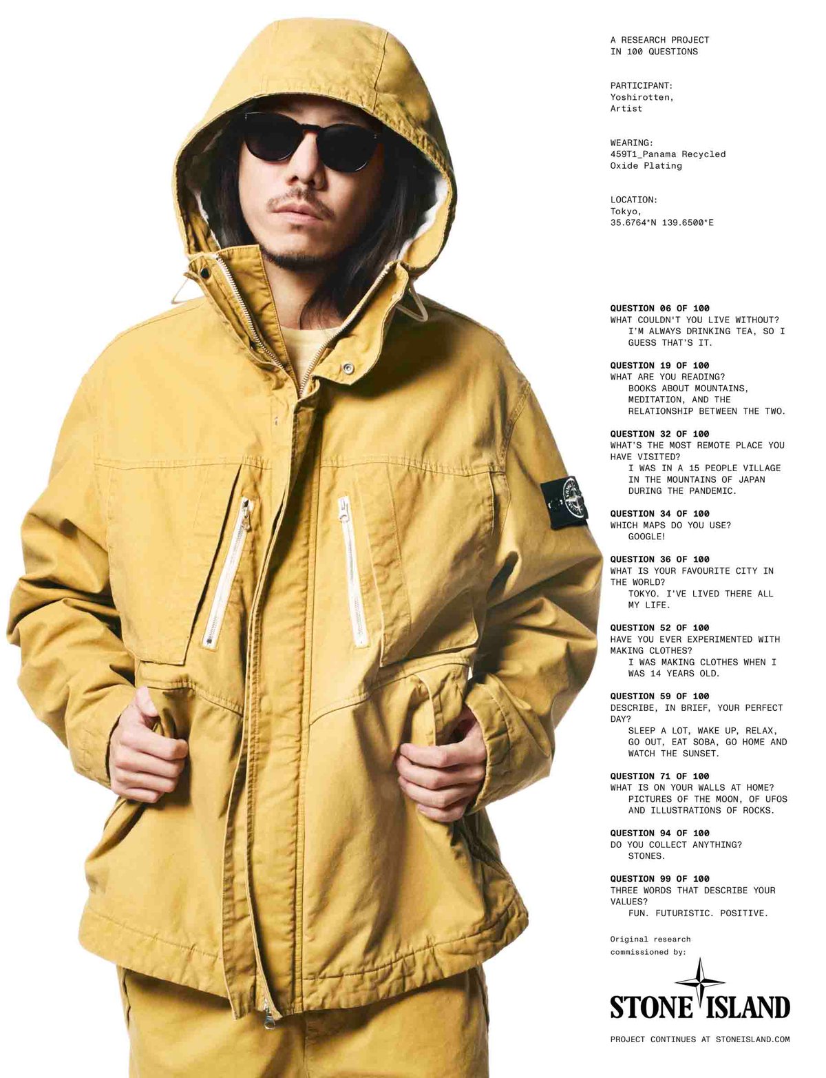 端材コットンと金属廃棄物をリサイクル、ストーンアイランドが新作