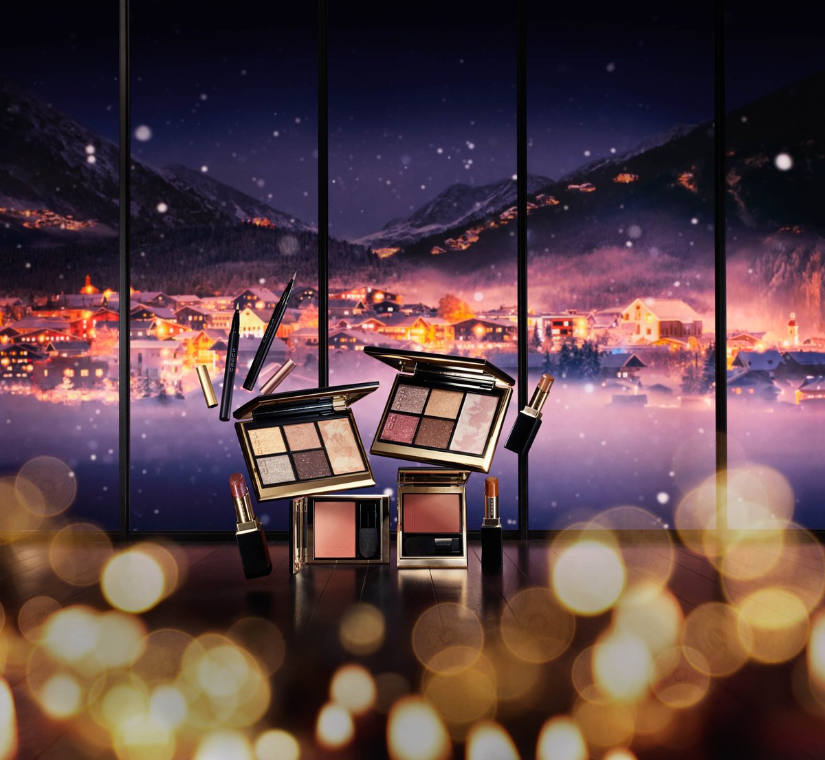 2024年クリスマスコフレ】SUQQU：冬の幻想的な景色や温かさを表現した