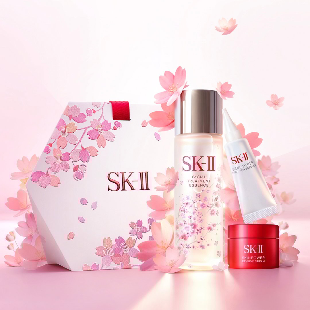 SK-IIが桜デザインの数量限定コフレ発売 桜をテーマに巡回する