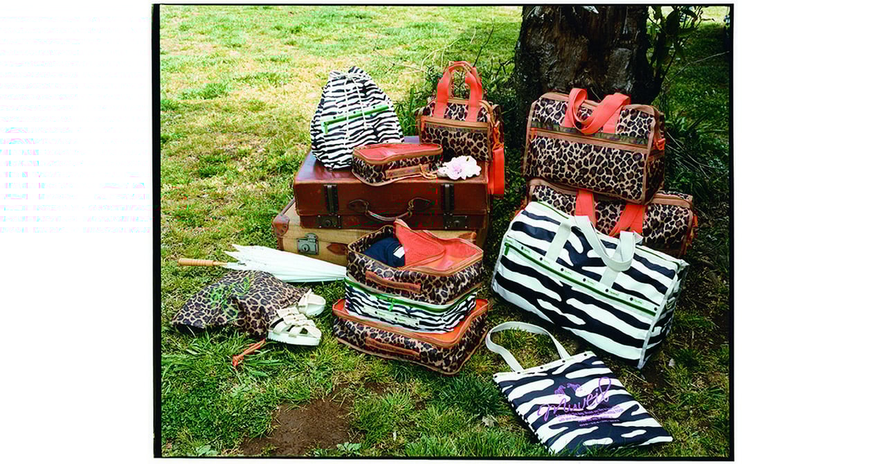 レスポートサック×ミュベール、ゼブラとレオパードのバッグ
