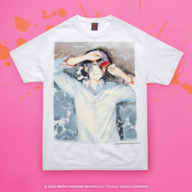 ギークスルールとチェンソーマンがコラボ 浜辺に横たわるレゼの