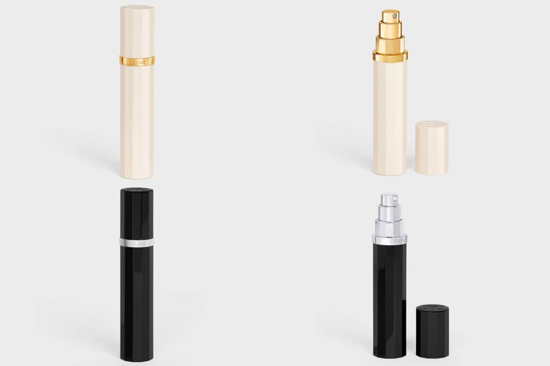 セリーヌ」のトラベルスプレーに新色アイボリー&ブラックが登場