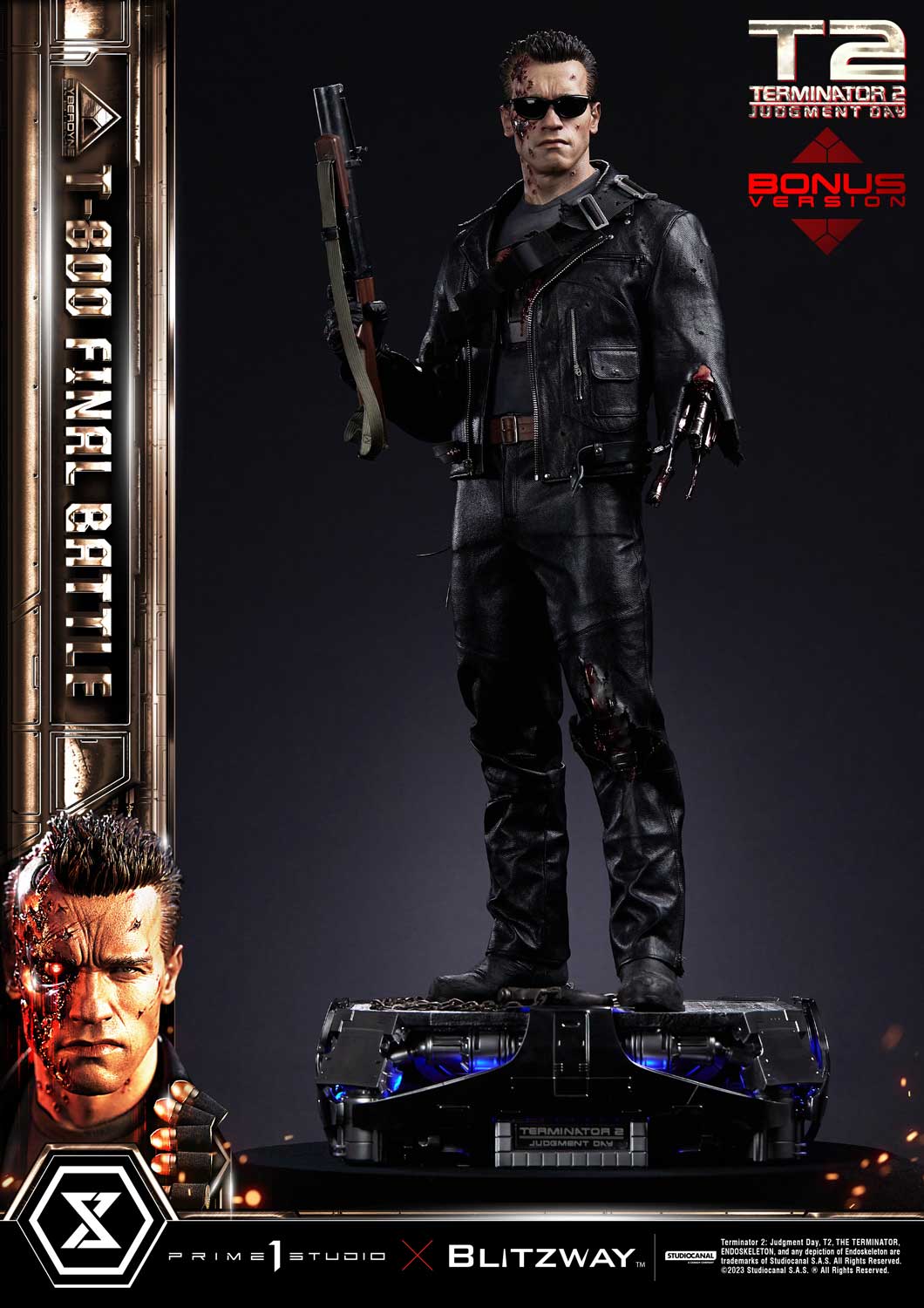 Terminator 2: Judgment Day T-800 Final Battle DX Bonus Version By Prim