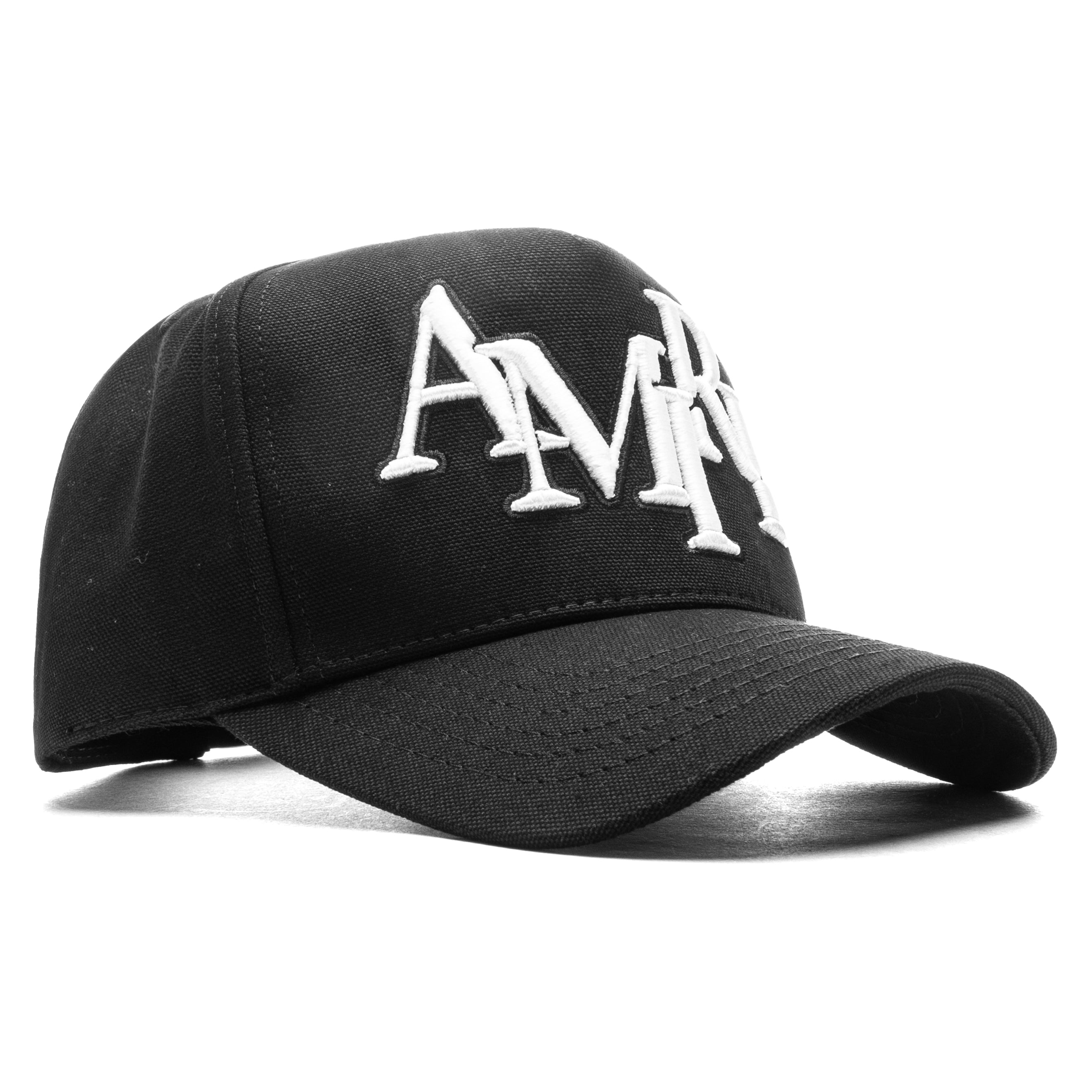 Staggered Amiri Canvas Hat - Black/White – Feature
