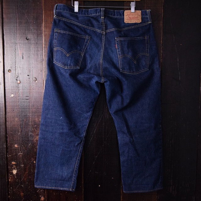 60's LEVI'S 505 BIGE デカ文字 F-TYPE デニムパンツリーバイス60年代