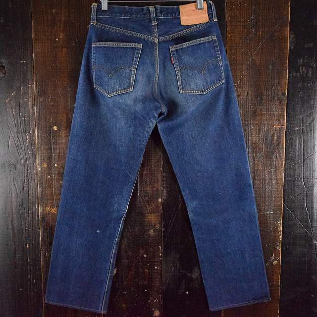 1960's LEVI'S 501 BIGE A TYPE デニムパンツ W29 濃色 60年代