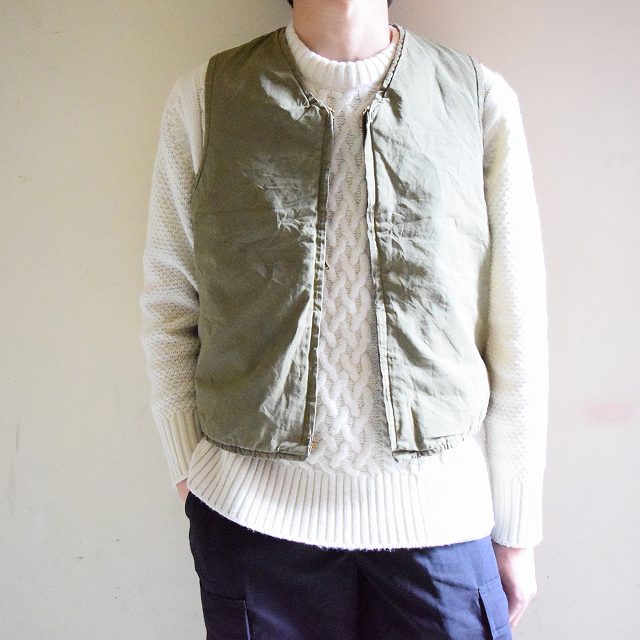 40's US.NAVY アルパカデッキベスト 40年代 USN ネイビー アメリカ軍