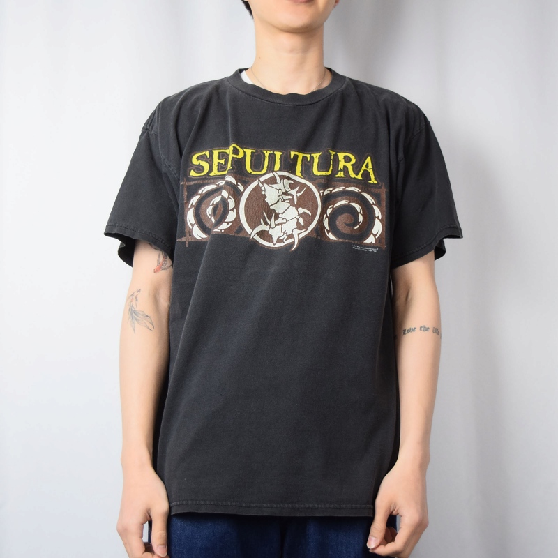 90年代 90s アメリカ製 セパルトゥラ バンド バンT 音楽 ミュージック