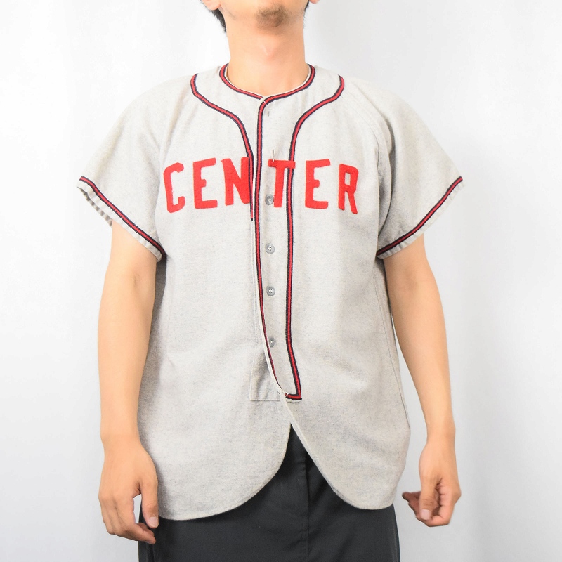 50年代 50s ウィルソン 半袖 グレー 野球 | ビンテージ古着屋Feeet