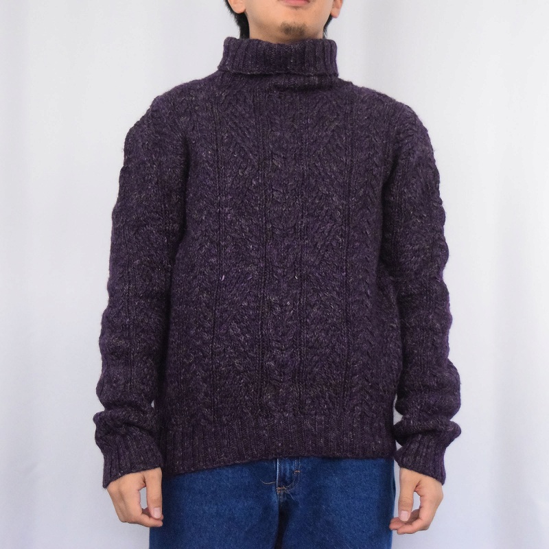 ポロラルフローレン ハイネック ハンドニット 手編 | ビンテージ古着屋