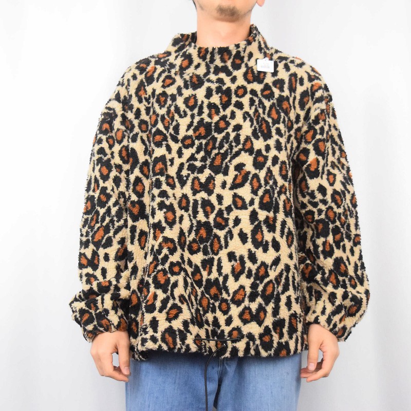 ヒョウ柄 豹柄 総柄 アニマル柄 フリースジャケット | ビンテージ古着