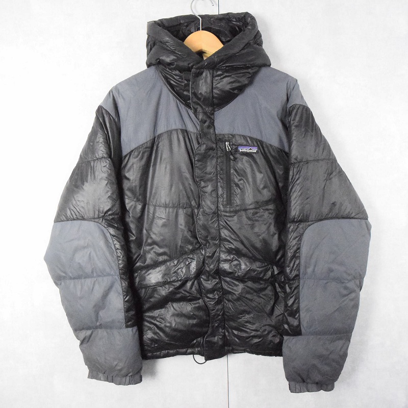 2000s 2000年代 パタゴニア 黒 ブラック グレー ダウンパーカー