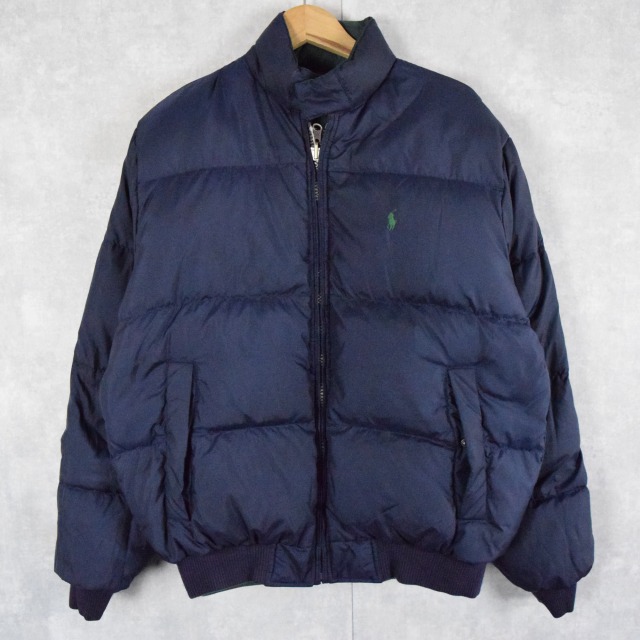 ポロラルフローレン グリーン ネイビー ジップ｜ヴィテージ古着屋Feeet