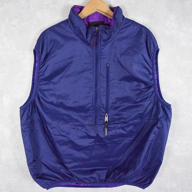 90年代 90s パタゴニア アメリカ製 パープル 紫 プルオーバー 中綿