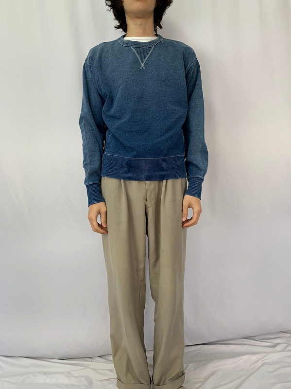 ラルフローレン ダブルアールエル 藍色 トレーナー | ビンテージ古着屋