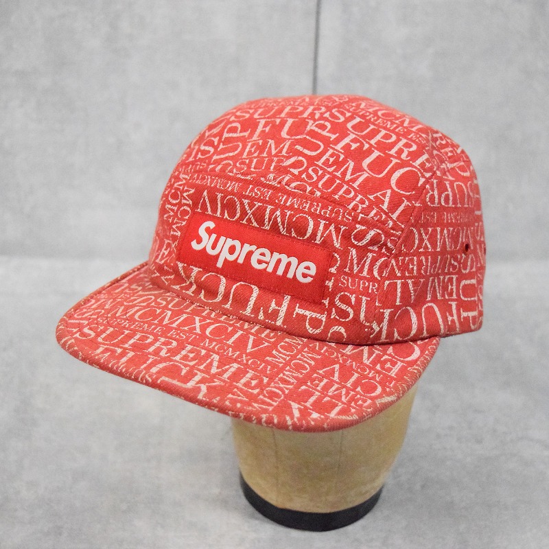 シュプリーム 帽子 赤 │ヴィテージ古着屋Feeet 通販 名古屋 大須 メンズ