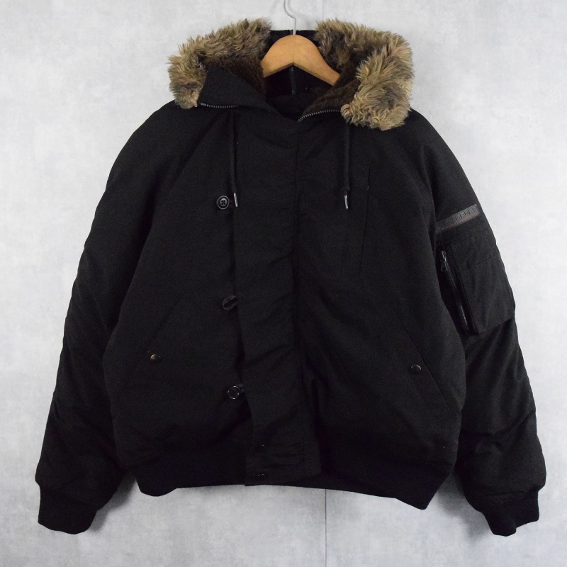 90s 90年代 ポロスポ ポロラルフローレン フライトジャケット ファー