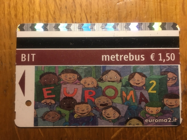 ローマで一日チケットを購入、地下鉄に5回以上乗ればお得│世界旅行雑記帳