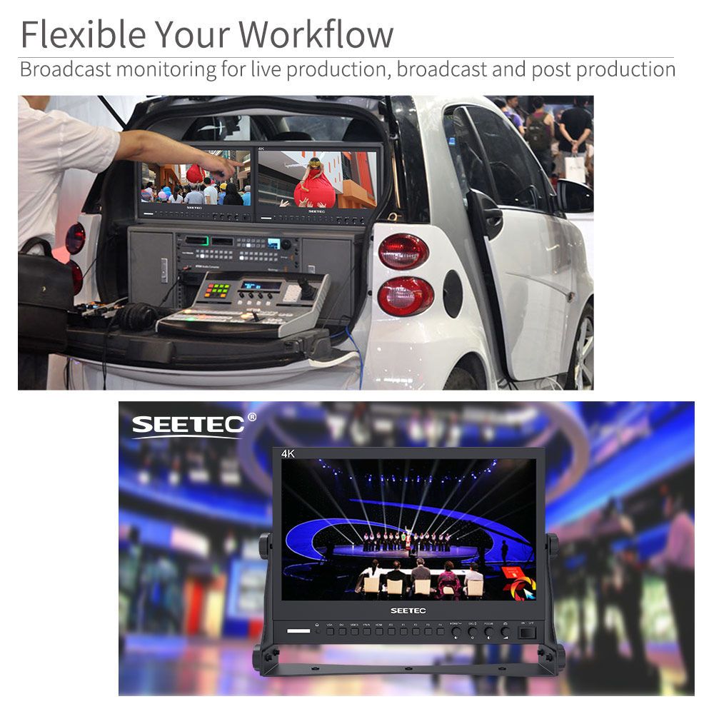 SEETEC P133-9HSD 13.3 インチ ブロードキャスト ディレクター