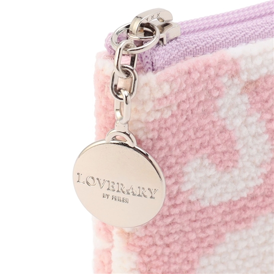 モフモフネコチャン L字ポーチ L/MNC-260279(ペールピンク): LOVERARY