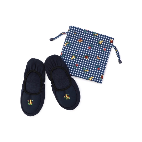 ハイジ 携帯スリッパ HE-257048（取扱店舗限定）(ネイビー): FEILER