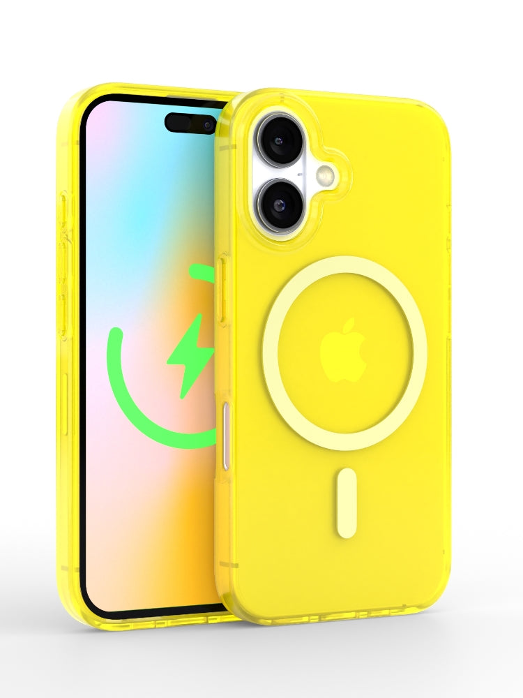 Neon Yellow Crystal Clear iPhone Case – Felony Case