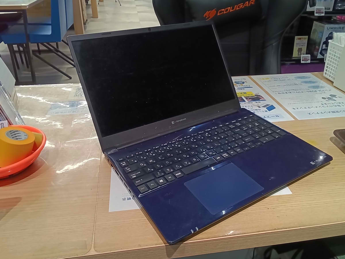 東芝ノートPCのHDDセキュリティが解除できなくなった【パソコン修理