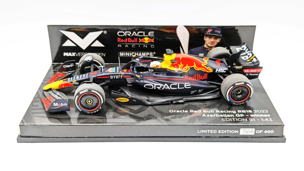 限定モデル】ミニチャンプスF1レッドブル21年オーストリアGP優勝1/18