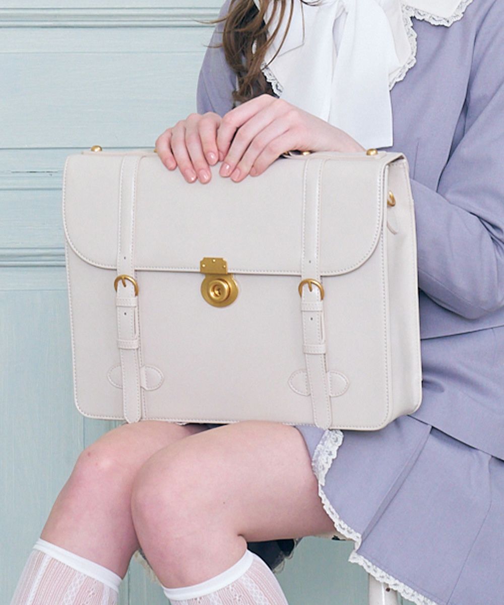 アートタッチフラワー刺繍ハンドバッグ/an another angelus