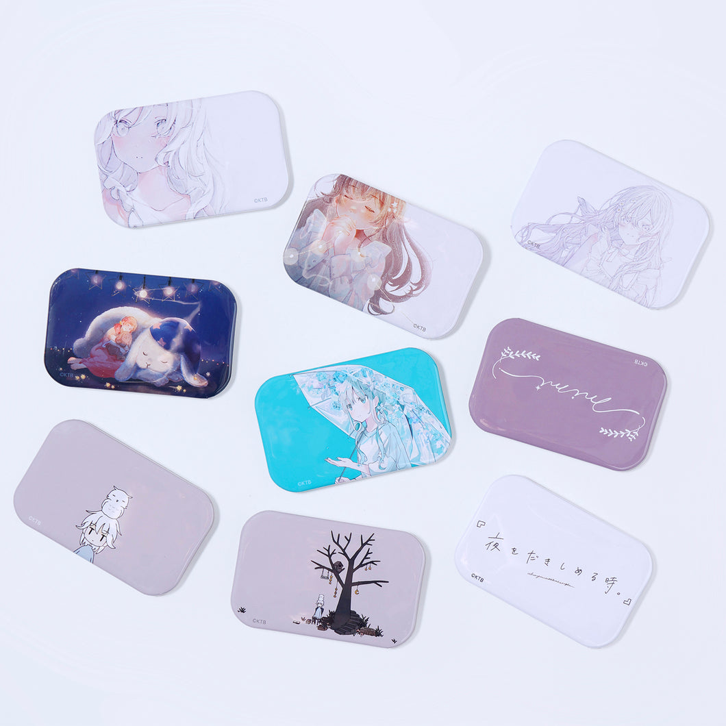 MIMI】スクエアランダム缶バッジ／2nd Album「夜をだきしめる時