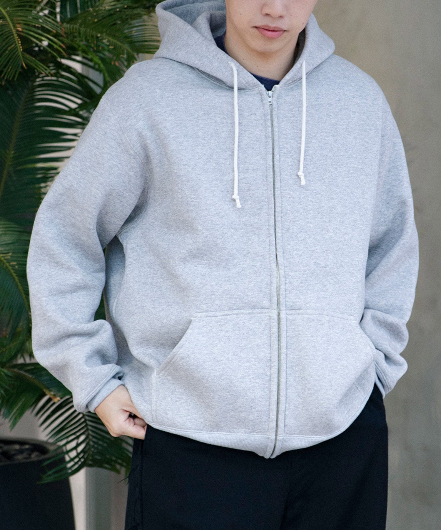 ZIPUP HOODIE GREY - AVIREX7522 (アヴィレックス7522) - tops