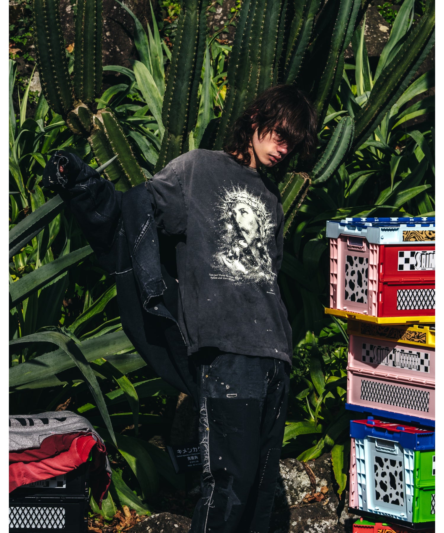 SS TEE / JESUS - SAINT MXXXXXX (セントマイケル) - tops (トップス