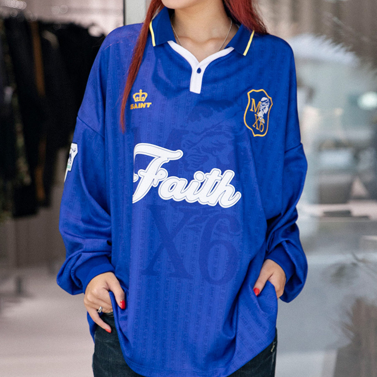 SOCCER SHIRT / FAITH - SAINT MXXXXXX (セントマイケル) - tops