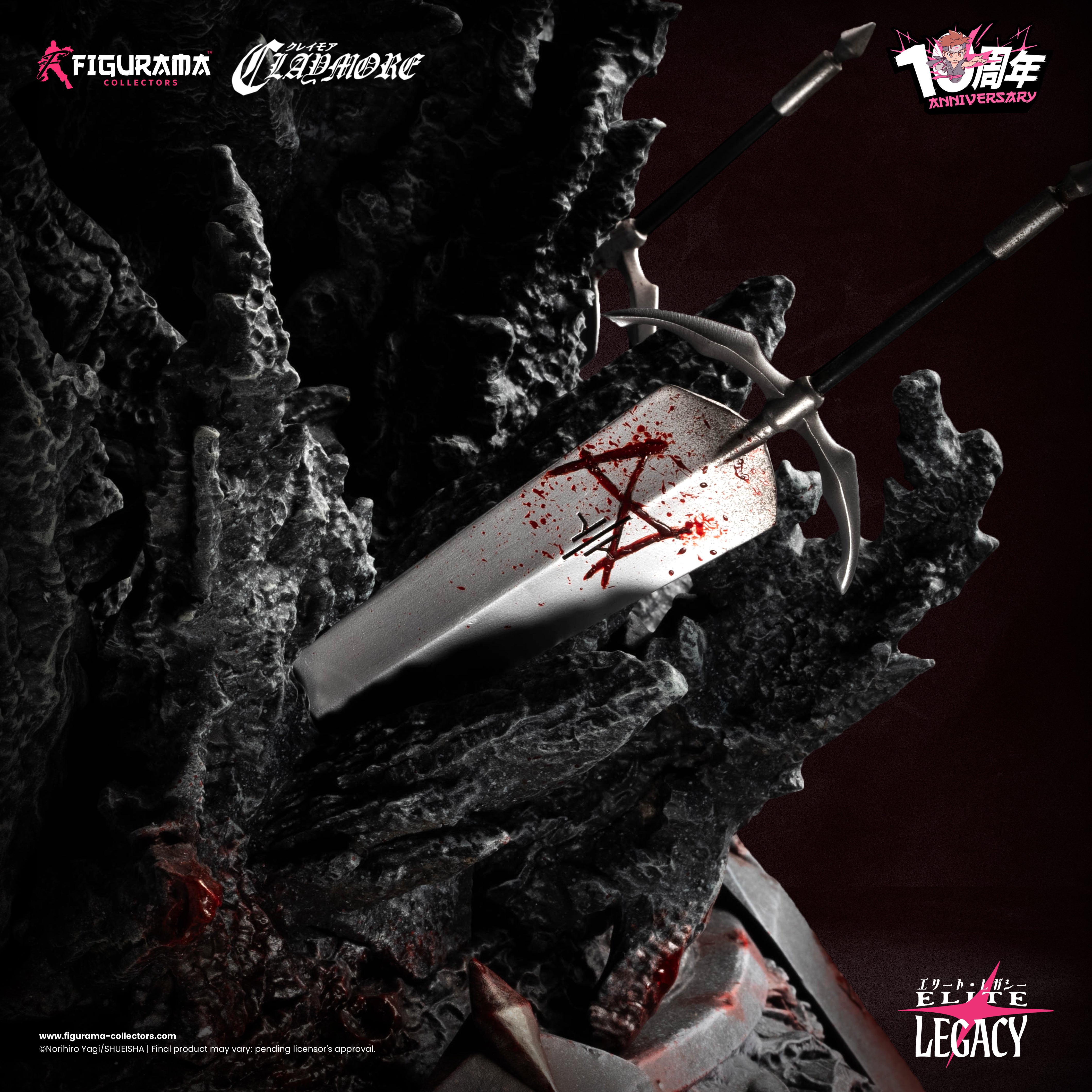 Claymore: Teresa vs. Priscilla 10th anniversary edition statue