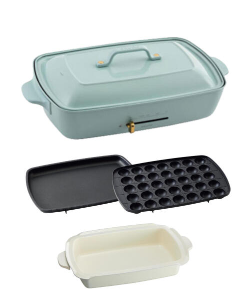 ホットプレートグランデサイズ 深鍋セット ホワイトの通販 | BRUNO online