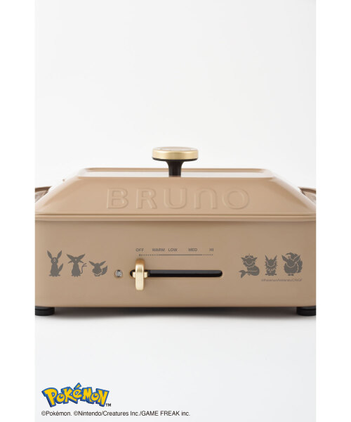 イーブイフレンズコンパクトホットプレート＋セラミックコート鍋セット