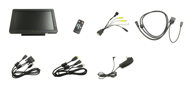 ADTECHNO LCD1012 HDCP対応10.1型ワイド HDMI端子搭載液晶モニター