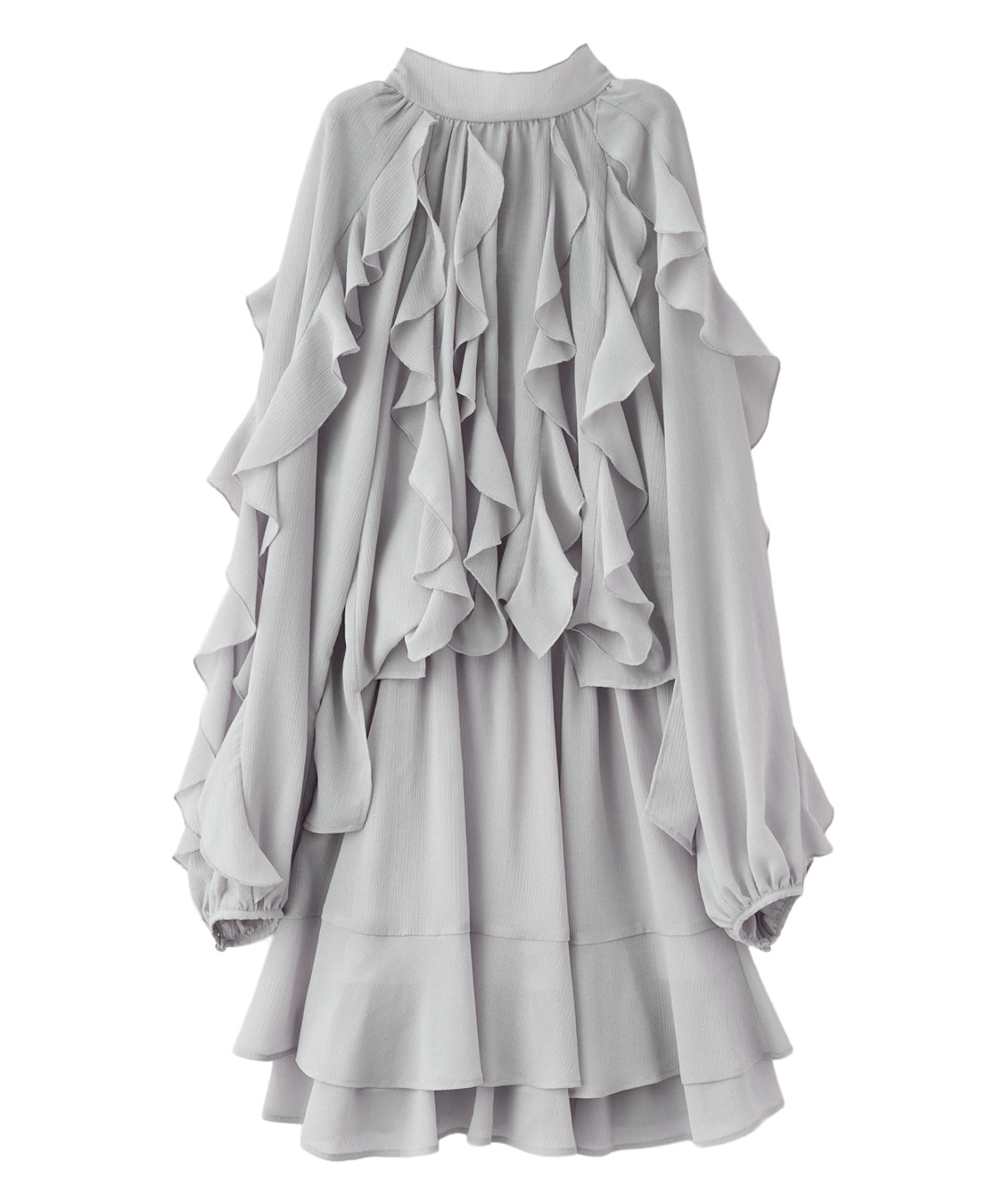 カスケードボウタイフリルミニワンピース｜PETAL ONLINE（ペタル